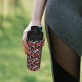 thumbnail image 6 of Honeii Graffiti Valentine Day Print 18OZ Sports Insulated Kettle,Double-Walled Stainless Steel Water Bottle with Leak-Proof Lid, Perfect for Outdoor, Sports, and Travel, 6 of 7