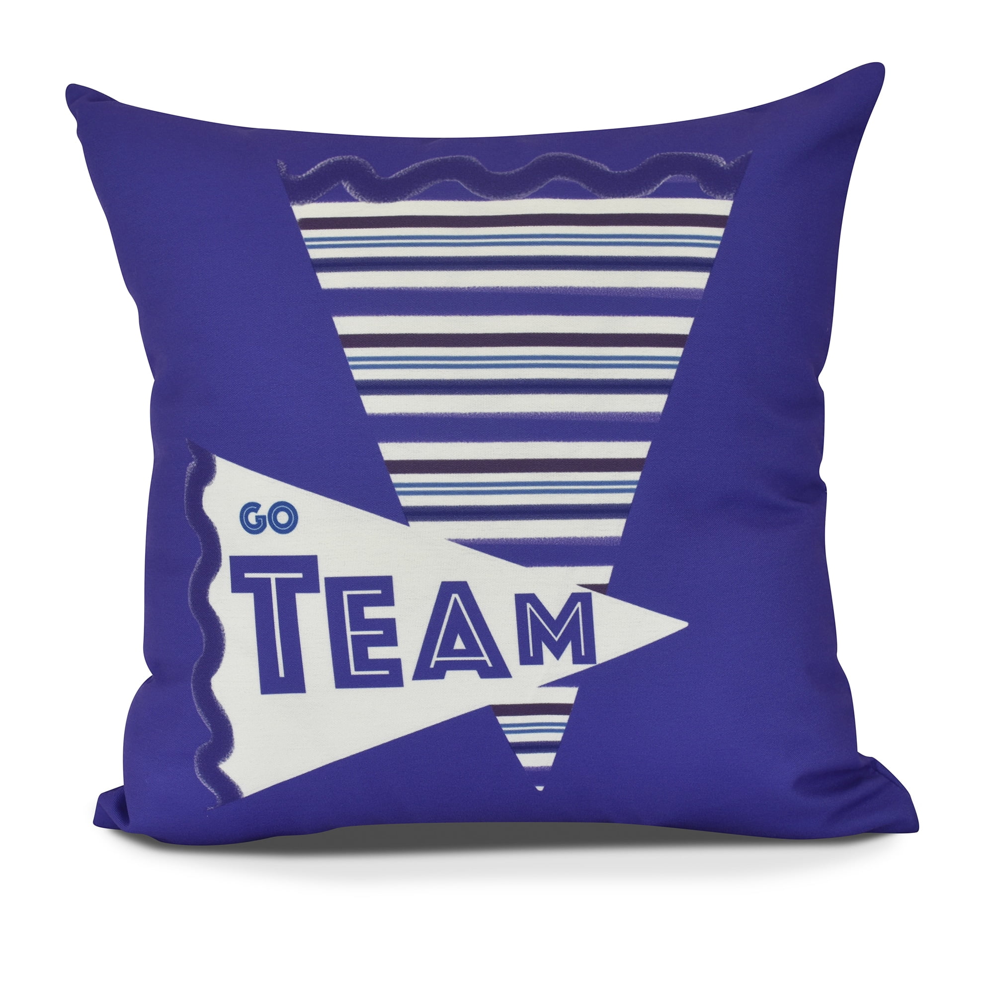 Go Team! Word Print Pillow