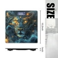 thumbnail image 2 of High Precision Body Weight Scale Smart Bathroom Scales with Large LCD Display(400lbs),Decorative for Bedroom-Mystical Lion With Glowing Eyes Surrounded By Swirling Smoke, 2 of 4