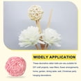 thumbnail image 4 of Uxcell 24 Pcs Wicker Rattan Balls 2.4 Inch Rattan Decorative Balls Vase Fillers for Wedding Party Centerpiece Bowls Home Decoration, Pink, 4 of 5