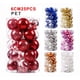 thumbnail image 4 of 25 PCS 6CM Adornos navideños de plástico transparente Amazon Bola de plástico transparente navideña de alta luz Bola decorativa colgante 6/8/13CM, 4 of 4