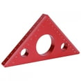 thumbnail image 1 of Regla de ángulo recto, regla triangular de ángulo recto de 5 pulgadas/13 cm, regla de carpintero, funcionalidad inteligente VoborMX herramienta, 1 of 8