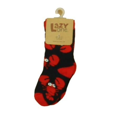 

Pre-owned Lazy One Unisex Navy | Red Lobsters Socks size: 6-12 Months