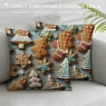 thumbnail image 3 of Qinduosi Gingerbread Cookies Print Couch Pillow Covers Decor Throw Pillow Covers Couch Sofa, 3 of 5