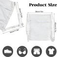 thumbnail image 4 of CUITING Sac Filet de Lavage et Séchage pour Sécheuse 3 Pcs Sacs en Filet Réutilisables avec Fermeture Éclair et Sangle pour Chaussures Vêtements Outil de Réutilisable 15.7‘'x1, 4 of 7