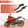 thumbnail image 4 of Palancas de freno y embrague cortas para KTM RC125 RC200 RC390, aleación de aluminio ajustable, 4 of 7