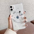 thumbnail image 4 of Compatible with iPhone 11 Case Clear Cute with Astronaut Outer Space Planet Star Creative Pattern,Soft TPU Shockproof, 4 of 4