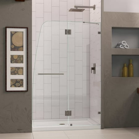 Dreamline DL-6513-CL AquaLux Shower Installation Package with Frameless Hinged S