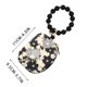 thumbnail image 3 of Mom's Best Cartera para mujer, llavero estilo bohemio, cartera con flores, llavero con cuentas negras, tarjetero de silicona, monedero, pulsera con cuentas doradas., 3 of 4