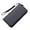 Black, variant on Kcolen Fashion Men's Slim ID Long Zipper Wallet with Multiple Card Slots and Secure Clutch Design