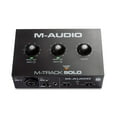 thumbnail image 1 of M-Audio M-Track Solo: interfaz de audio USB para grabación, streaming y podcasting con entradas XLR, de línea y DI, además de un paquete de software incluido, 1 of 5