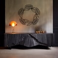 thumbnail image 2 of LaModaHome Exclusive Flower Spiral Metal Wall Art – Durable & Artistic Metal Wall Art for Home and Office Decor, Perfect for Any Interior Design Aesthetic, 2 of 5