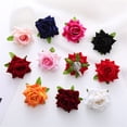 thumbnail image 2 of UNTERING Hairpin Rose Hair Clip Flower Barrettes Flower Hair Clip For Women Flower Brooch Flower Hairpin Rose Brooch Pin Bride Brooch Pin, 2 of 8