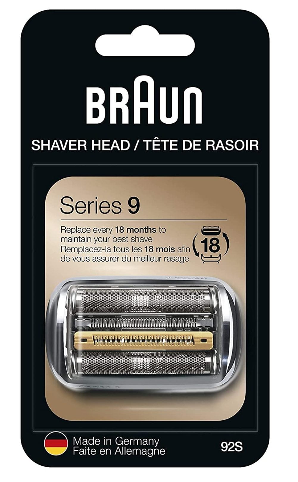 Braun Series 9 Electric Shaver Replacement Head 92m Compatible With All Series 9 Electric Razors 9290cc 9291cc 9370cc 9293s 9385cc 9390cc 9330s 9296cc Walmart Com