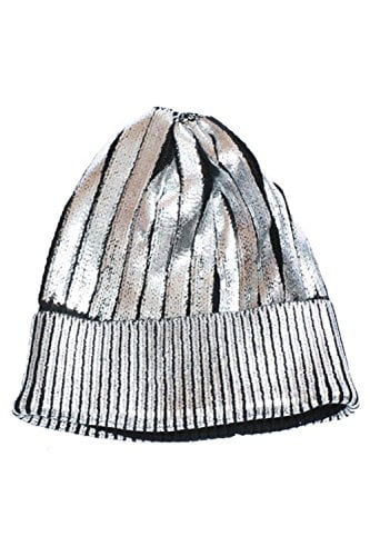 silver beanie