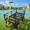 Yellow+Black  Wagon cart+1, variant on YANGXUN All Terrain Rolling Garden Cart Forest Green Steel Mesh Utility Wagon with Inflatable Wheels 660lbs Load Capacity Heavy Duty Metal Transport Truck