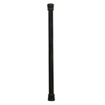 AUQ Tension Rod,BlackNo-Damage Adjustable Curtain Rod,Versatile Use Tension Curtain Rod,Black