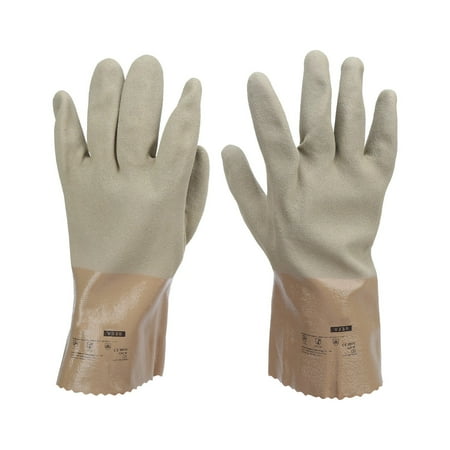 

Nitrile Work Glove Chemical Resistant Glove Heavy Duty Textured Palm For Industry For Hand Protection For Automobile Manufacture For Oil Field For Machine L/9-10cm