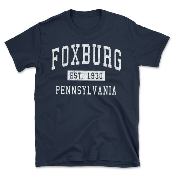 Foxburg Pennsylvania Classic Established Men's Cotton T-Shirt