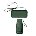 thumbnail image 2 of Parapluie de Voyage avec Étui Petit Imperméable Mini Pliant Compact Parapluie Portable pour Activités Extérieures Randonnée Plage Vert Foncé, 2 of 8