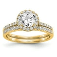 thumbnail image 3 of 14K Yellow Gold Ring Band Diamond, Lab Grown Round, Size 6, 3 of 3