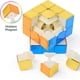 thumbnail image 5 of Cubo de velocidad magnético original para niños 3x3x3, cubo mágico sin pegatinas reflectante con espejo, rompecabezas de cubo brillante personalizados para niños adultos (56 mm), 5 of 5