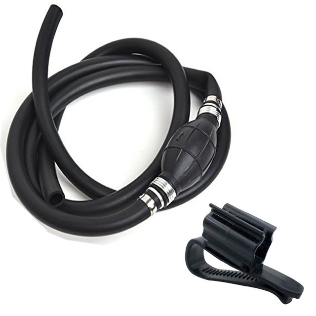 Fuel Pump Fuel Suction Hose 8MM rubber + black clip