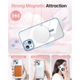 thumbnail image 5 of Fashion Transparent Magnetic Wireless Charging Case For Magsafe For iPhone 14 Plus 13 12 11 Pro Max Plating Soft Silicone Cover, 5 of 5