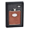 thumbnail image 1 of Ensemble Cadeau de 6 oz en Cuir Marron Cowboy, 1 of 1