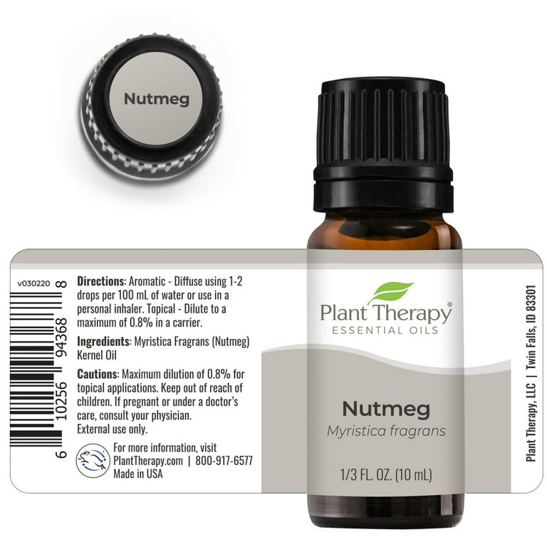 NOW® Essential Oils - Nutmeg Oil (100% Pure) - 1 fl. oz (30 ml) - NOW