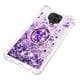 thumbnail image 4 of Funda para Xiaomi Redmi Note 9S/Note 9 PRO con Brillo Líquido Flotante, Purpurina, Parachoques y Anillo Giratorio Soporte, 4 of 5