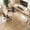 36" x 48", variant on Tempered Glass Chair Mat For Hardwood Floor 45" X Heavy Duty Office Low Pile Carpet 0.2" Thick With 4 Non-slip Pads Smooth Rolling Home &