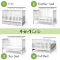 Child Craft Sheldon 4in1 Convertible Crib Matte White