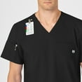 thumbnail image 6 of Wink W123 Men's V-Neck Scrub Top, Black, S Womens, 6 of 6