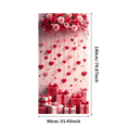 thumbnail image 1 of Heart Balloons Backdrop Background Wall Banner Valentines Day Party Decorations Romantic Celebration Event Decor Wedding Photography Prop, 1 of 4