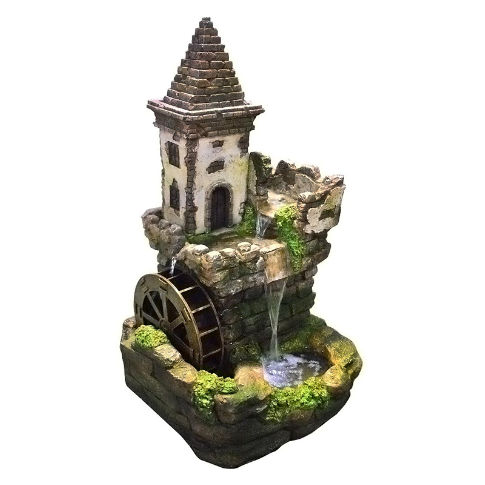 35" Castle Tiered Fountain by Alpine Corporation
