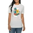 thumbnail image 3 of Big Size Drinking Buddies Graphic Design Deluxe Jersey T-Shirt - White 3XL, 3 of 4