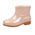 thumbnail image 2 of NexTorq Unisex Rain Boots Ankle Rainshoes Durable Rubber Sole Footwear Waterproof Mud Shoes Men Womens Non Slip Heavy Duty Wear Resistant Work Slip on Muck Wellies Outerwear for Rainy Days, 2 of 5