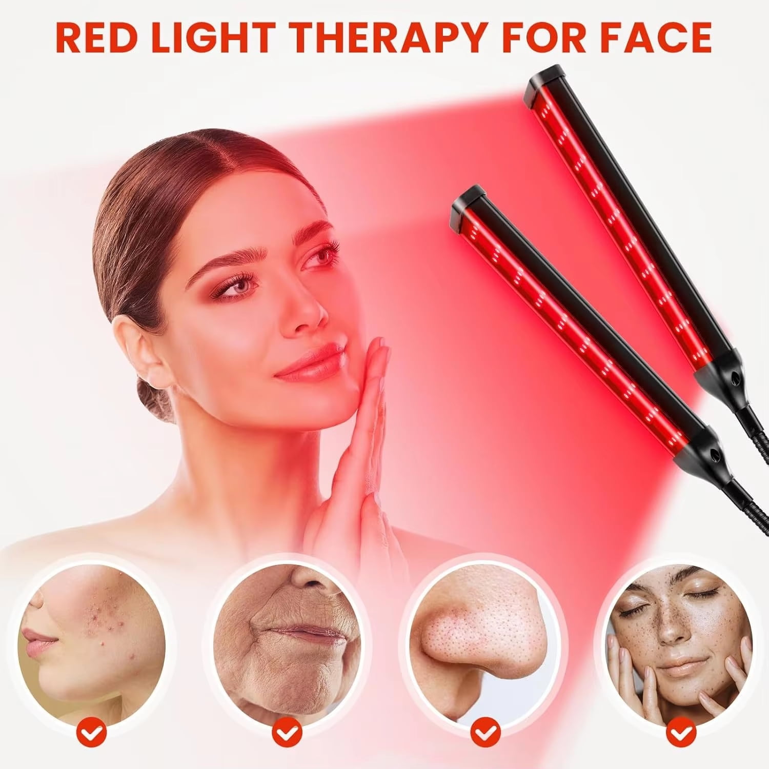 LED infrared light, red light equipment, used for facial and body repair