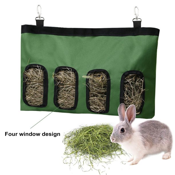 Dream Lifestyle Hanging Rabbit Hay Feeder Bag Hay Pouch Holder Pig Pet