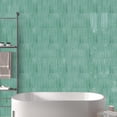 thumbnail image 5 of DEWOO Blue Long Hexagon Tile Peel and Stick Backsplash, 10 Sheets Self-Adhesive Wall Tiles Stick on Back Splash for Kitchen, Bathroom, Fireplace,RV(12"×12"), 5 of 13
