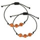thumbnail image 1 of KAKOWELY 2 pulseras de baloncesto con cuentas para hombre y mujer, ideales para actividades al aire libre, gimnasios y eventos deportivos., 1 of 5