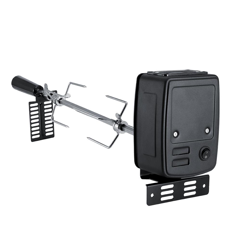 Tebru Universal Rotisserie Kit for Barbecue Stainless Steel Spit Rod