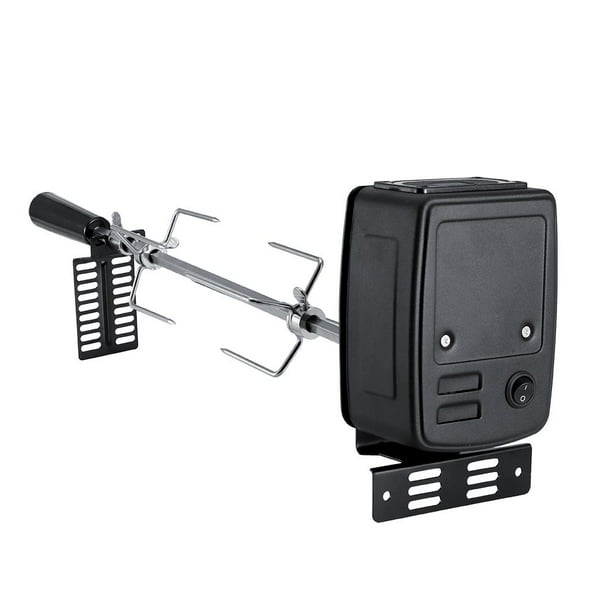 Tebru Universal Rotisserie Kit for Barbecue Stainless Steel Spit Rod