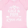 thumbnail image 4 of Inktastic Gigi and Papa Love Me Boys or Girls Baby Bodysuit, 4 of 5