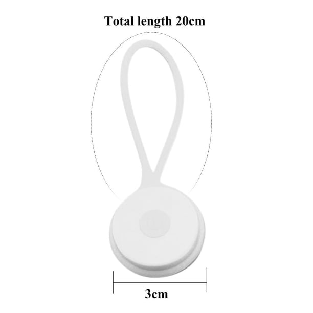 Ciclismo Luz LED intermitente de silicona para mochila luces de advertencia de seguridad nocturna (blanco) Likrtyny Para estrenar