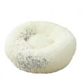 thumbnail image 1 of Washable Calming Comfy Donut Style Plush Pet Cat Or Dog Bed, 1 of 1