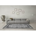 thumbnail image 3 of Ahgly Company Indoor Square Abstract Gray Modern Area Rugs, 7' Square, 3 of 4