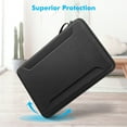 thumbnail image 7 of Fintie Shockproof EVA Laptop Sleeve Case - Fits MacBook Pro/Air 13-14 Inch and iPad Pro 12.9, Black, 7 of 7
