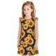 thumbnail image 1 of Balery Navy Blue Plaid Sunflower Camisón de princesa para niñas, pijama de algodón con mangas abullonadas, suave y bonito.-XX-Large, 1 of 6